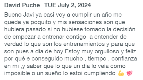 Captura del mensaje de David Puche 2