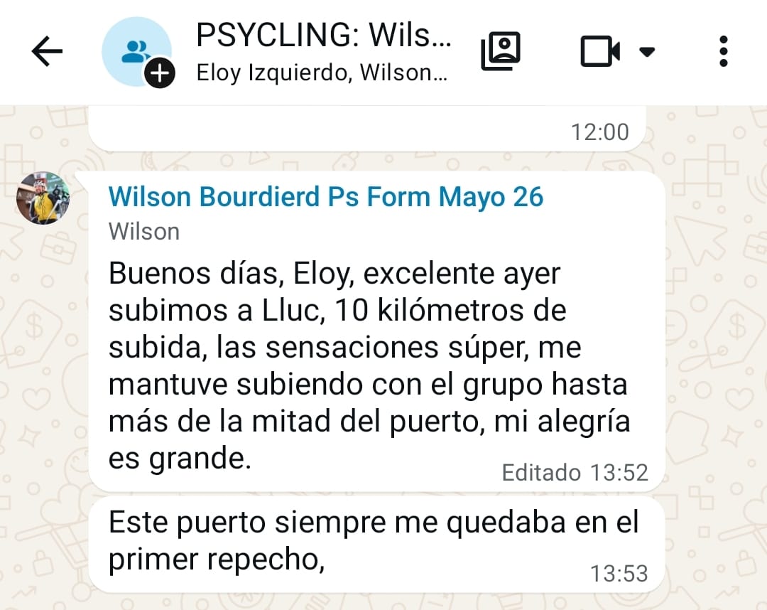 Captura del mensaje de Wilson Bourdierd 3